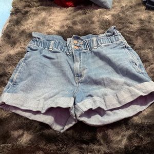 hollister high-rise mom shorts